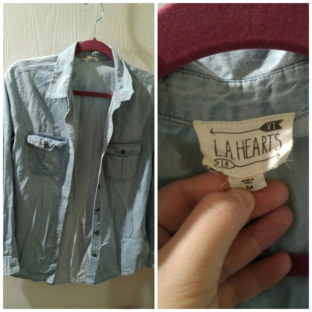 Long sleeve denim